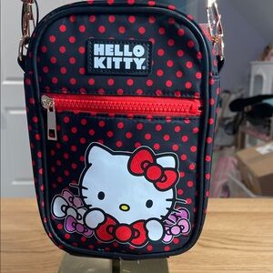 Hello Kitty Black and Red Polka Dot Bag NWOT